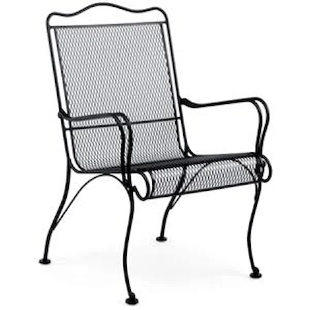 Outdoor High-Back Lounge Chair